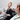 Dental assistant showing a patient a digital scan