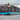 Container ship loaded with cargo at sea