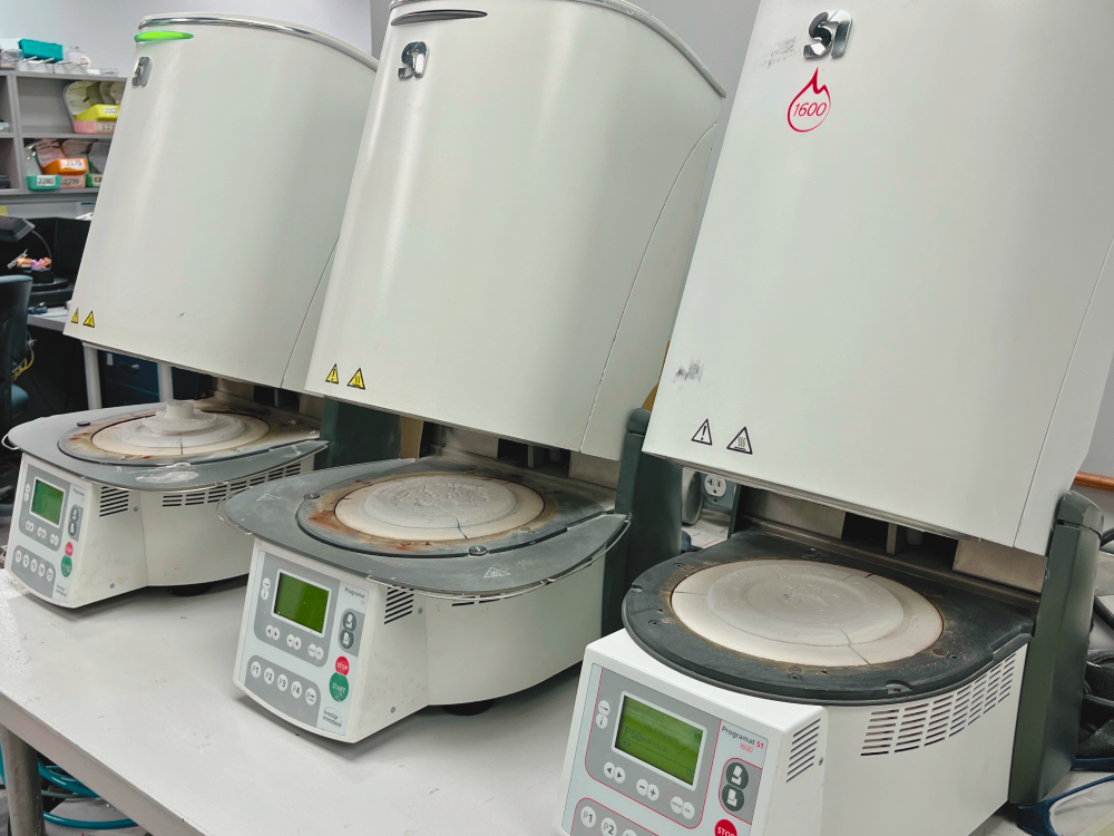 Porcelain furnaces at Elegant Dental Laboratory