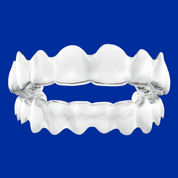 Upper and lower clear aligners