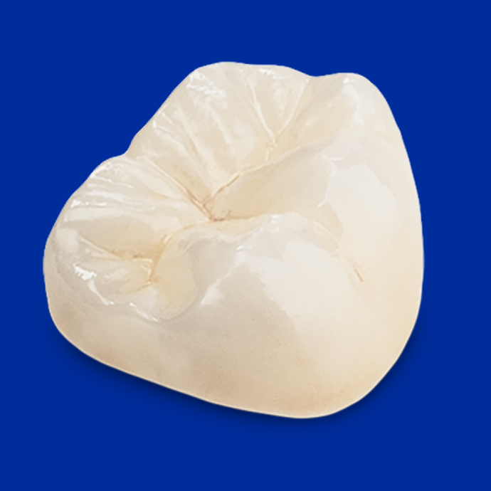 Zirconia molar crown